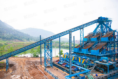 金沙集团186cc成色EPC承建湖北武穴长江矿业公司二期砂石骨料项目投产